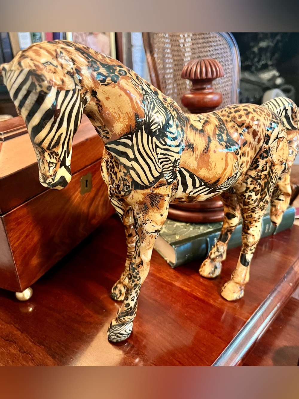 La Vie Safari Horse Figurine